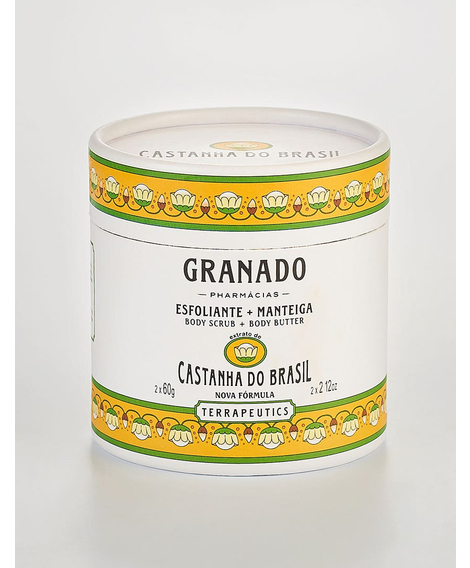 imagem do produto Kit esfoliante granado+manteiga castanha do brasil 2x60 - GRANADO