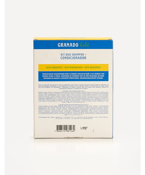 imagem do produto Kit granado duo shampoo+condicionador tradicional 250ml  - GRANADO