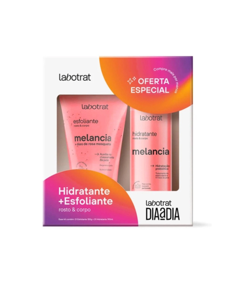 imagem do produto Kit hidratante 190g + esfoliante 150g labotrat melancia - LABOTRAT