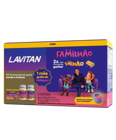 imagem de Kit lavitan familhão a-z mulher+a-z original+cabelos e unhas - CIMED