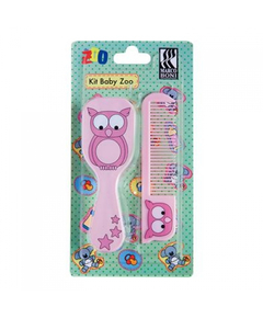 imagem de Kit pente + escovas estampas baby zoo  - MARCO BONI