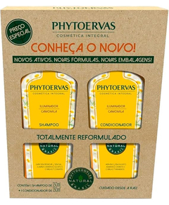 imagem de Kit phytoervas iluminador camomila shampoo + cond 250ml - PHYTOERVAS