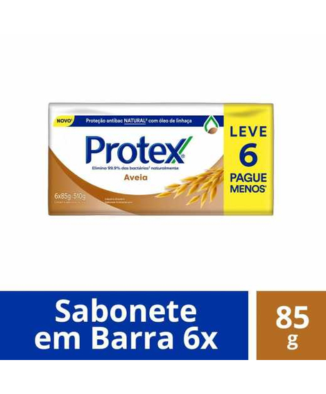 imagem do produto Kit sabonete protex aveia 85g 6 unidades - COLGATE-PALMOLIVE