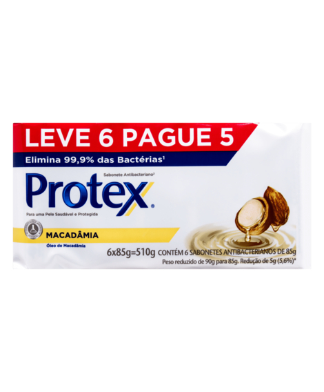 imagem do produto Kit sabonete protex nutri protect macadamia 85g 6 unidades - COLGATE-PALMOLIVE