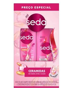 imagem de Kit seda shampoo 300ml+cond 190ml brilho ceramidas   - UNILEVER