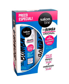 imagem de Kit shampoo+condicionador salon line s.o.s bomba 200ml - SALON LINE