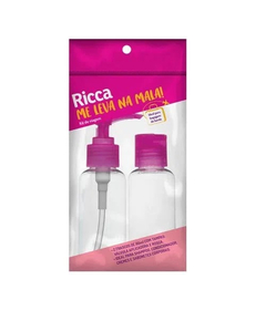 imagem de Kit viagem frasco ricca colors 2 unidades - RICCA