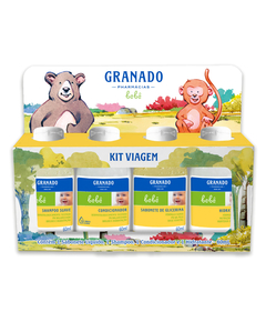 imagem de Kit viagem granado bebe 4 unidades 60ml - GRANADO