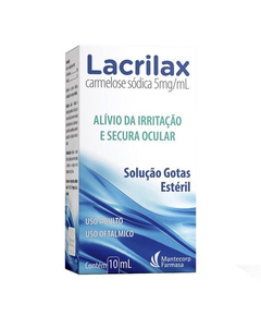 imagem de Lacrilax solução oftálmica 10ml - MANTECORP FARMASA