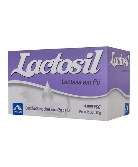 imagem do produto Lactosil 4.000 Fcc 30 Saches Com 2g Cada - APSEN