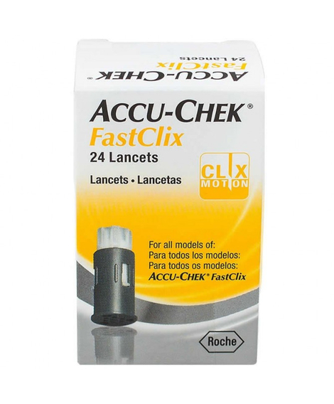 imagem do produto Lancetas Accu Chek Fastclix 24 Unidades - ROCHE