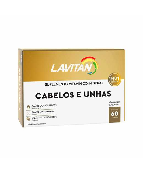 imagem do produto Lavitan cabelos e unhas 60 cpsulas - CIMED