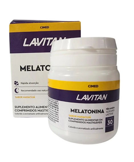 imagem do produto Lavitan melatonina 30 comprimidos maracuj - CIMED