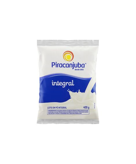 imagem do produto Leite em p piracanjuba integral 400g - PIRACANJUBA
