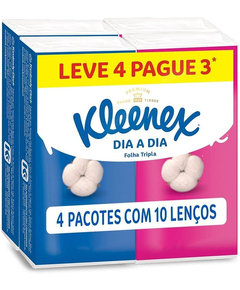 imagem de Lenco de papel kleenex dia a dia kit 40 unidades - SUZANO SA