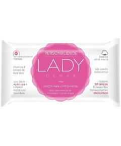 imagem de Lenco demaquilante personalidade lady demak 20 unidades - EUROFRAL