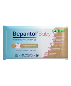 imagem de Lenço umedecido bepantol baby biodegradável 48 unidades - BAYER
