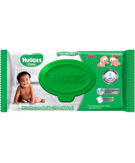 imagem do produto Leno Umedecido Huggies Max Clean 48 Unidades - KIMBERLY-CLARK