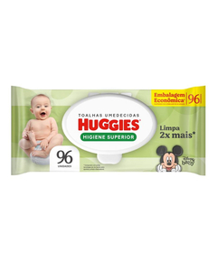 imagem de Lenco umedecido huggies max clean 96 unidades - KIMBERLY-CLARK
