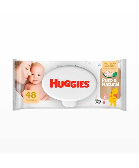 imagem do produto Lenco umedecido huggies puro e natural 48 unidades - KIMBERLY-CLARK