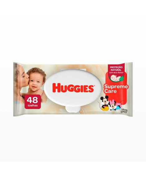 imagem do produto Lenco umedecido huggies supreme care 48 unidades - KIMBERLY-CLARK