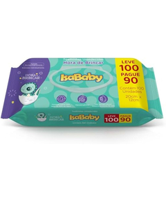 imagem de Lenco umedecido isababy hora de brincar 100 unidades - ISABABY