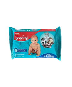 imagem de Lenco umedecido looney tunes baby 48 unidades - SOFTYS