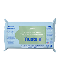 imagem de Lenco umedecido mustela plantas 60 unidades - MUSTELA