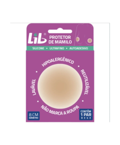 imagem de Lib protetor de mamilo ultra fino bege 1 par - PROMAG