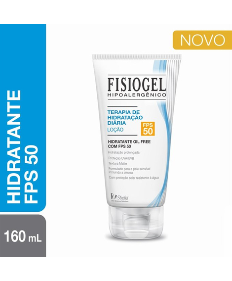 imagem do produto Locao hidratante fisiogel fps50 160ml - MEGALABS