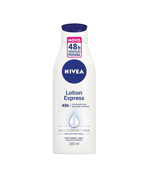 imagem do produto Locao hidratante nivea lotion express pele normal/seca 200ml - NIVEA