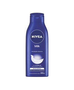 imagem de Locao hidratante nivea milk pele seca e extra seca 400ml - NIVEA
