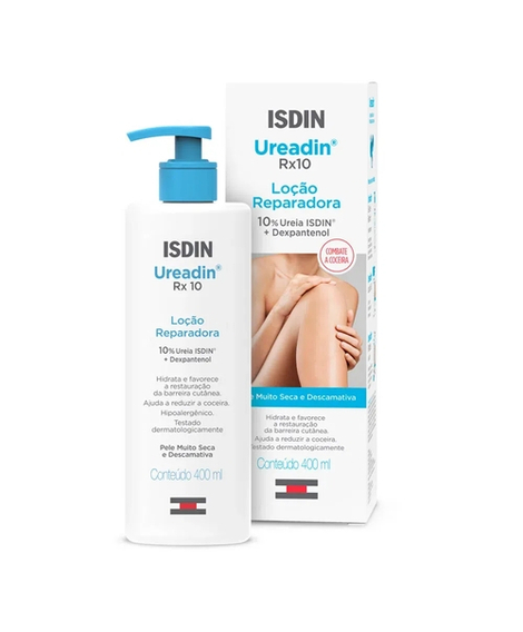 imagem do produto Locao hidratante ureadin rx 10 plus 400ml - ISDIN