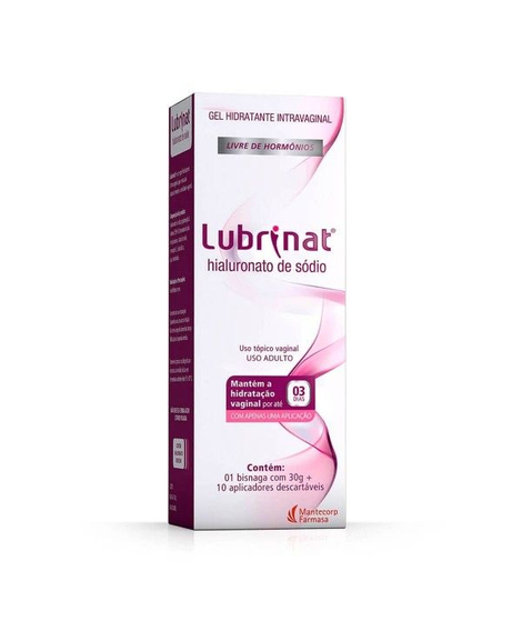 imagem do produto Lubrinat gel 30g + 10 aplicadores - MANTECORP FARMASA