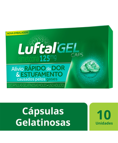 imagem de Luftal gel 125mg 10 cápsulas - RECKITT BENCKISER