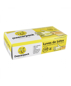 imagem de Luva de latex descarpack g 100 unidades - DESCARPACK