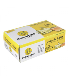 imagem de Luva de latex descarpack p 100 unidades - DESCARPACK