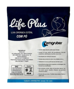 imagem de Luva de latex lemgruber 8.5 - LEMGRUBER