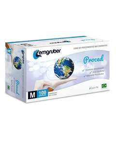 imagem de Luva de latex lemgruber m 100 unidades - LEMGRUBER