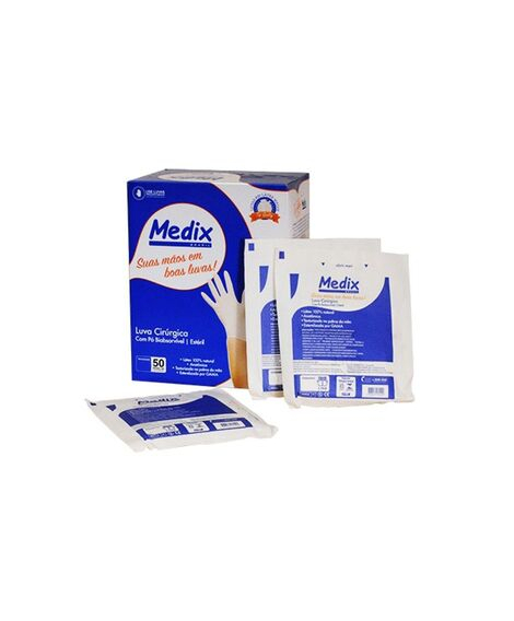 imagem do produto Luva de latex medix 7.0 - MEDIX