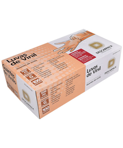 imagem de Luva de vinil descarpack p 100 unidades - DESCARPACK