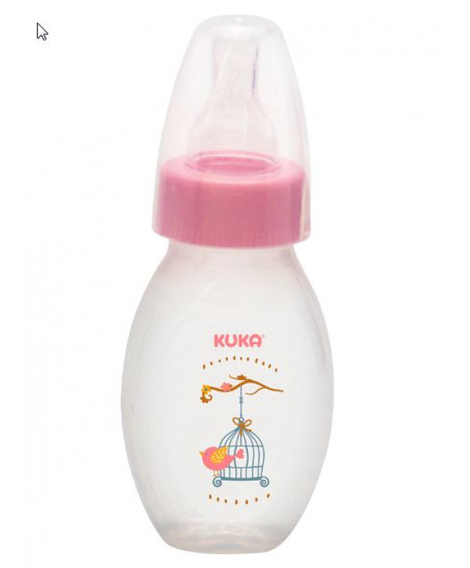imagem do produto Mamadeira 0-3 meses kukinha rosa 50ml - KUKA