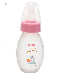 imagem de Mamadeira 0-3 meses kukinha rosa 50ml - KUKA