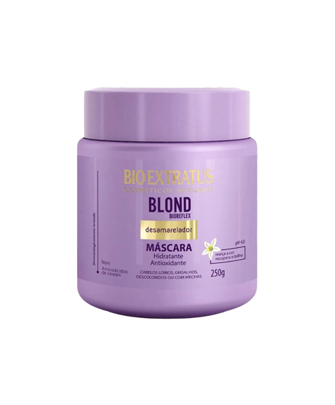 imagem do produto M�scara bio extratus blond desamareladora 250g - BIO EXTRATUS