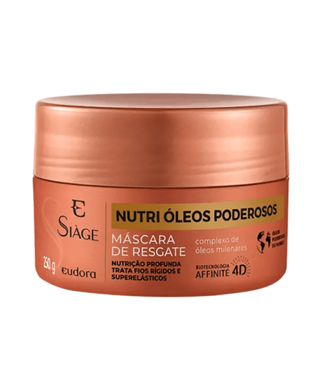 imagem do produto Mscara capilar siage nutri leos poderosos 250g  - EUDORA