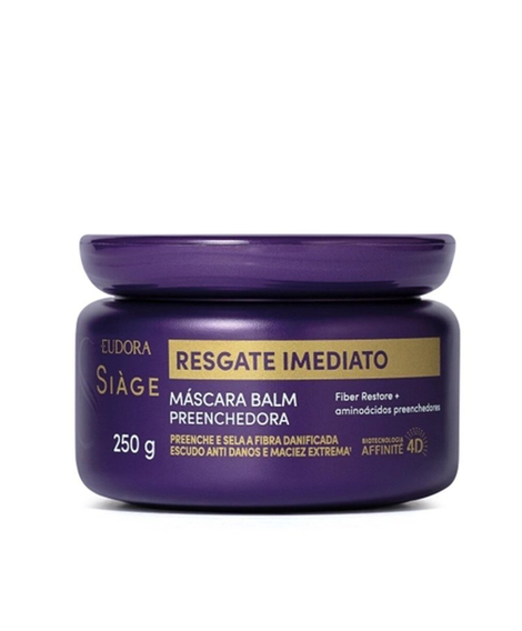 imagem do produto Mascara capilar siage resgate imediato 250g - EUDORA