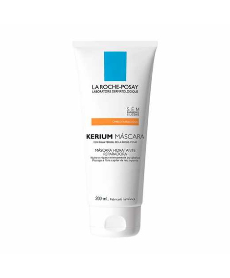 imagem do produto Mascara Hidratante Reparadora Kerium Para Cabelos 200ml - LA ROCHE-POSAY