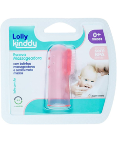 imagem de Massageador gengiva lolly rosa baby - LOLLY