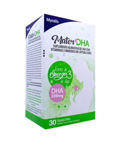 imagem de Mater dha 200mg 30 cápsulas - MYRALIS