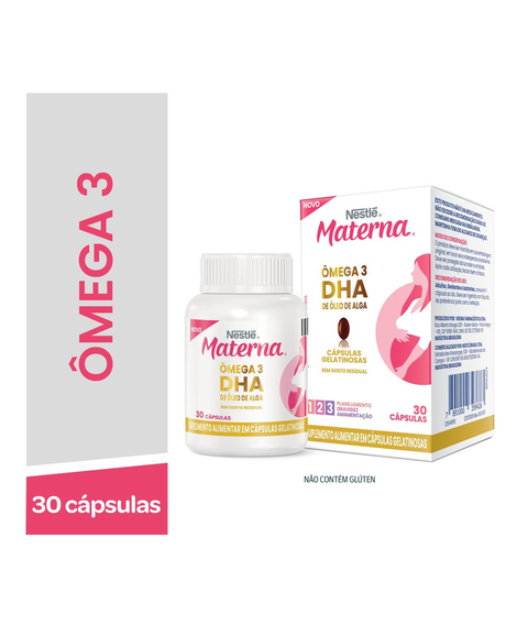 imagem do produto Materna mega 3 dha 30 cpsulas - NESTLE